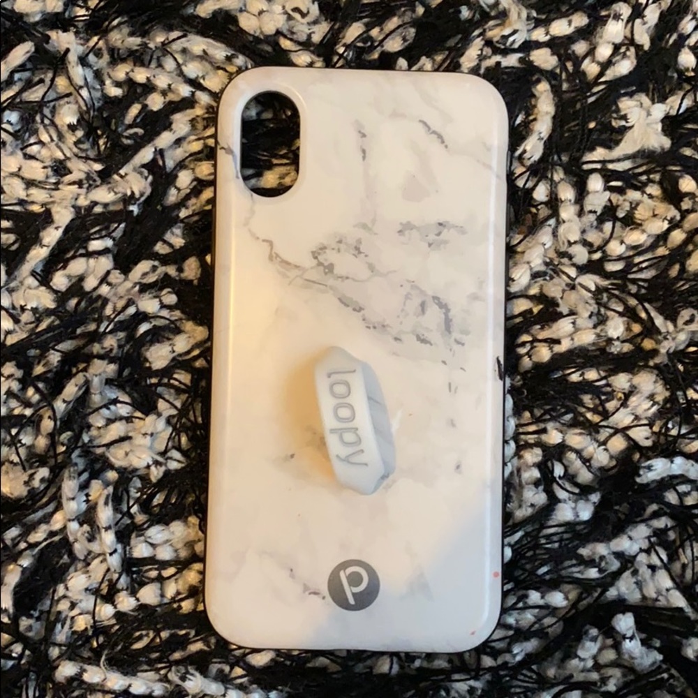 iPhone X loopy marble case